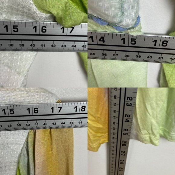 Anthropologie Blank London Tie Dye Peasant Peplum Blouse Size Small Boho Bl-Nk S - Picture 12 of 12